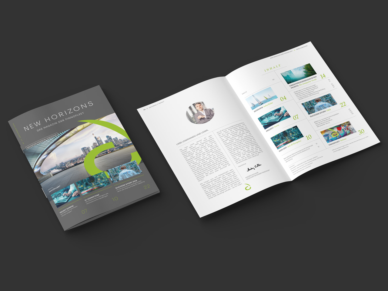 Page d'accueil Finnofleet – Interface logiciel